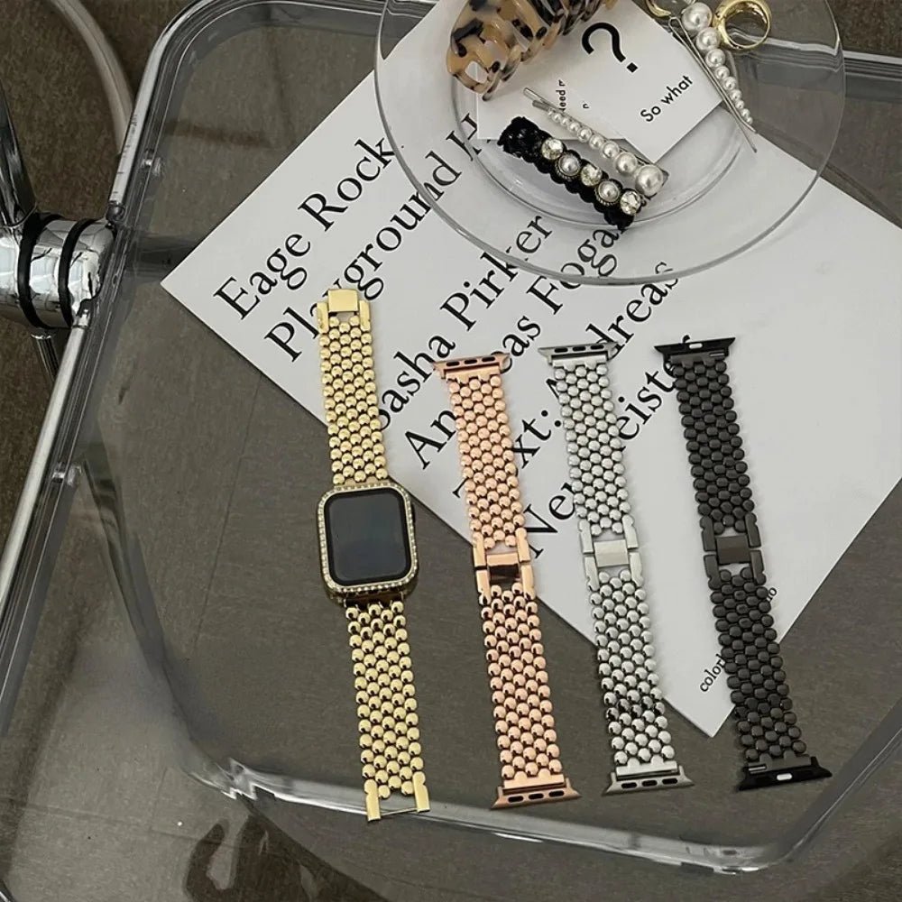 Stainless Steel Apple Watch Band Strap – Premium Style & Fit!