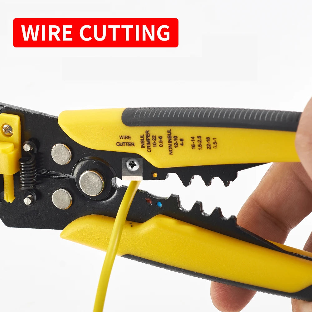 🔧 3-in-1 Wire Stripper, Crimper & Cutter Tool