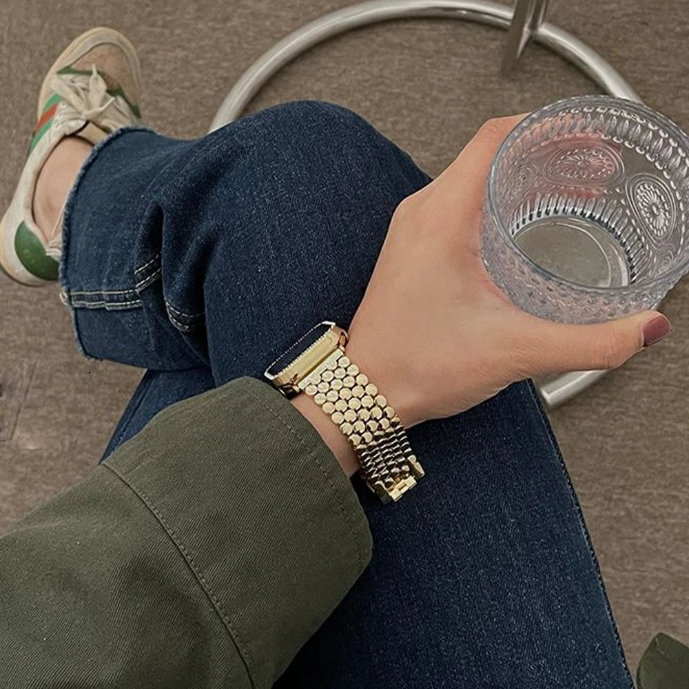 Stainless Steel Apple Watch Band Strap – Premium Style & Fit!