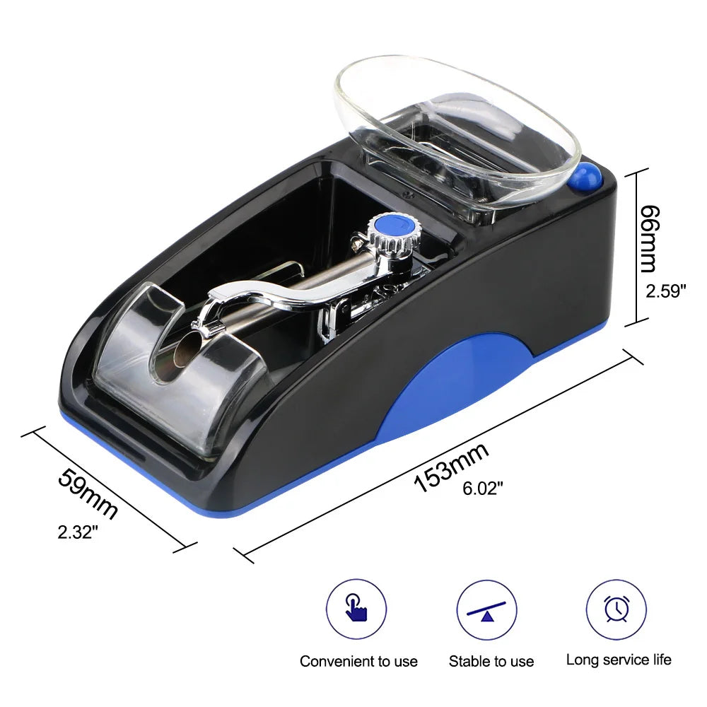 💨 Electric Cigarette Roller 🔌 110V/230V | EU/US Plug | DIY Smoking Tool