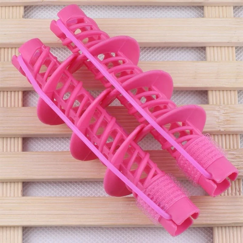 2PCS/Set Hair Rollers Spiral Curling DIY Tool Magic Hair Care Hairdressing No Heat No Clip Styling Curls Roller