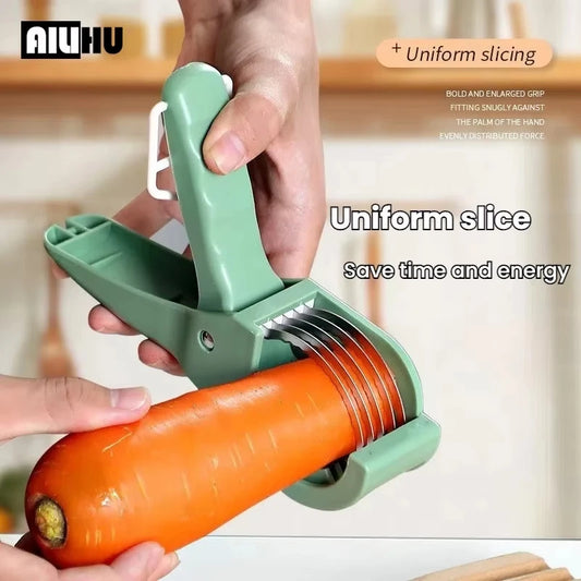 🥗 HooFun Stainless Steel Slicer | Veg & Fruit Cutter