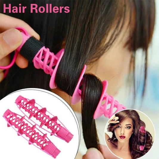 2PCS/Set Hair Rollers Spiral Curling DIY Tool Magic Hair Care Hairdressing No Heat No Clip Styling Curls Roller