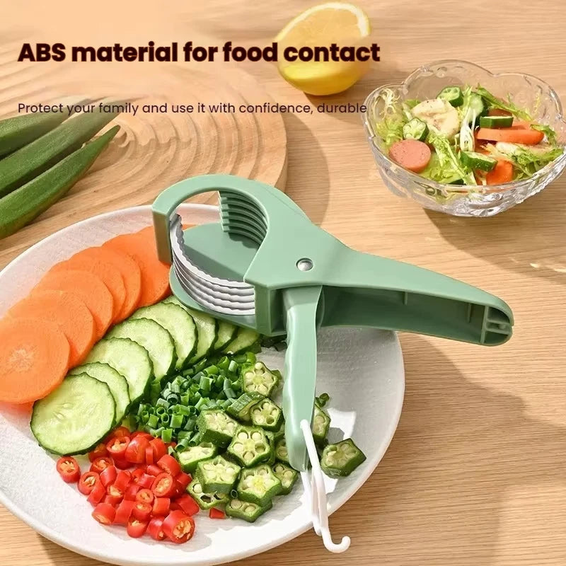 🥗 HooFun Stainless Steel Slicer | Veg & Fruit Cutter