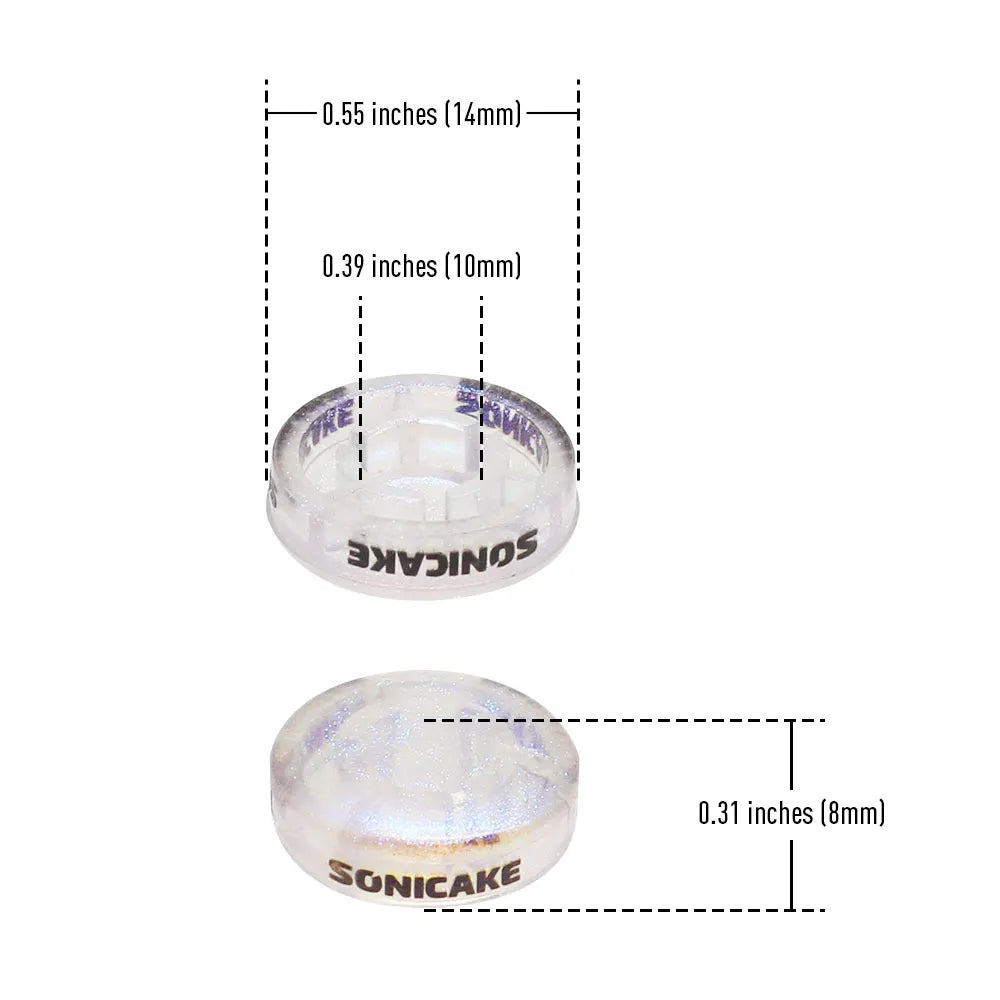 Clear Footswitch Toppers (20 PCS)