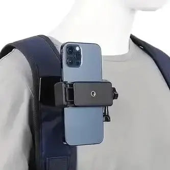 Vamson 360 Degree Rotation Backpack Clip Mobile Phone Mount for Insta360 X3 GoPro 11 10 9 8 DJI OSMO Action Camera Accessories