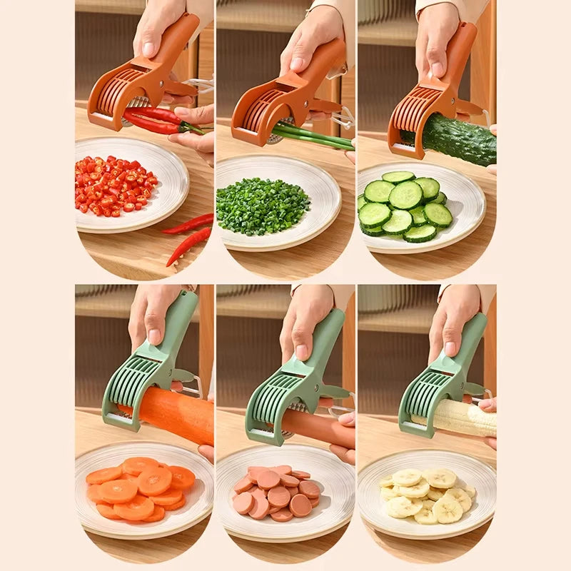 🥗 HooFun Stainless Steel Slicer | Veg & Fruit Cutter