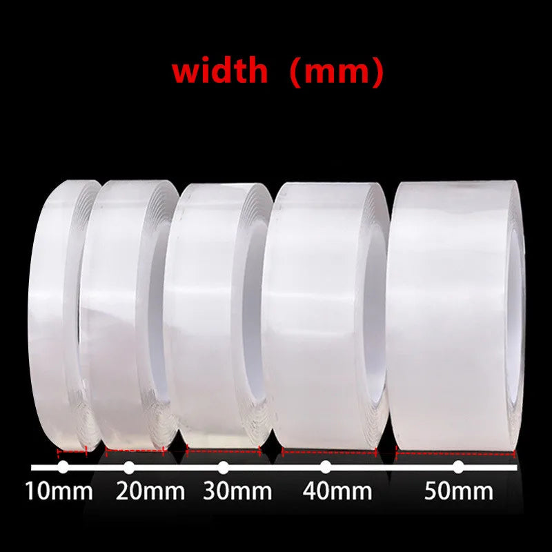 🔥 Nano Gel Tape - Waterproof & Traceless Adhesive (1/3/5m) 🔧🛁