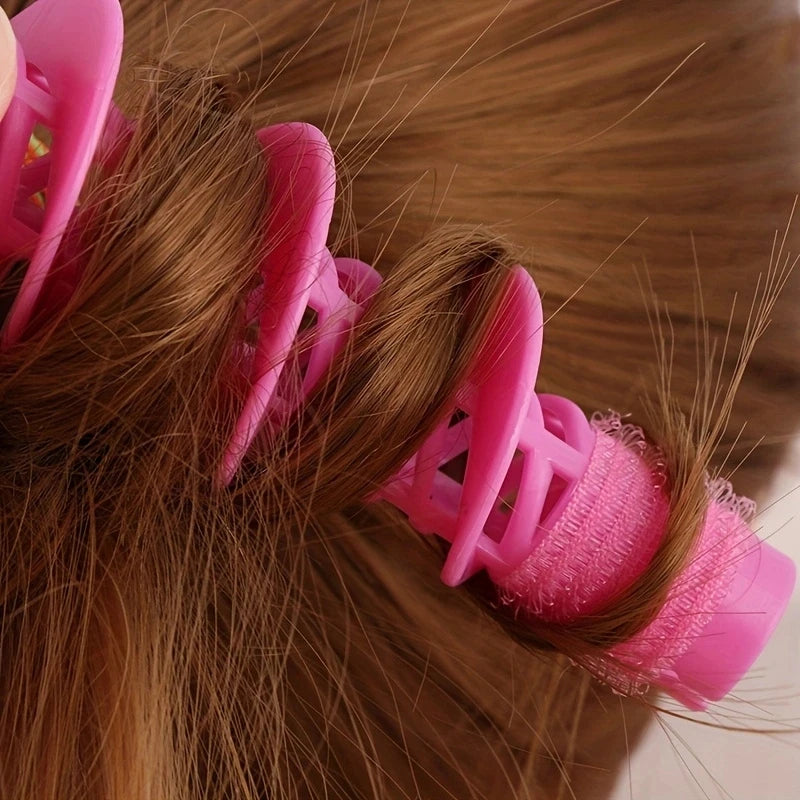 2PCS/Set Hair Rollers Spiral Curling DIY Tool Magic Hair Care Hairdressing No Heat No Clip Styling Curls Roller