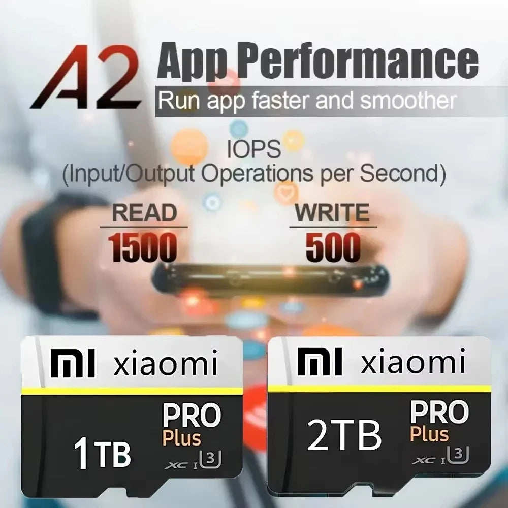 Xiaomi Micro SD Card 2TB/1TB/512GB – Class 10 High Speed TF Card 💾