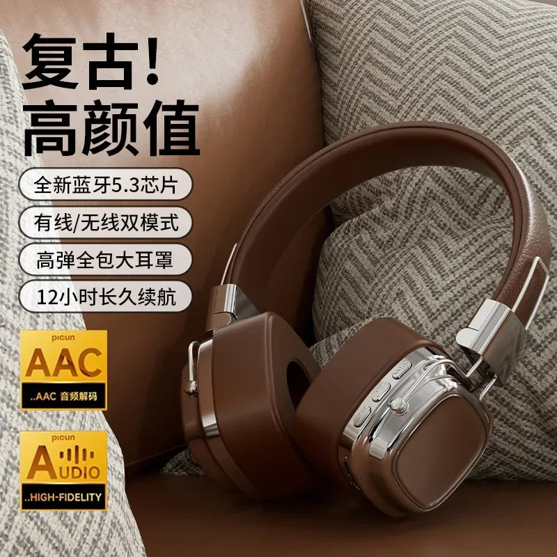 Original Ariettie CR-8 TWS Wireless Bluetooth Headphones Retro Design HIFI Sound For iPhone Samsung Gaming With Mic