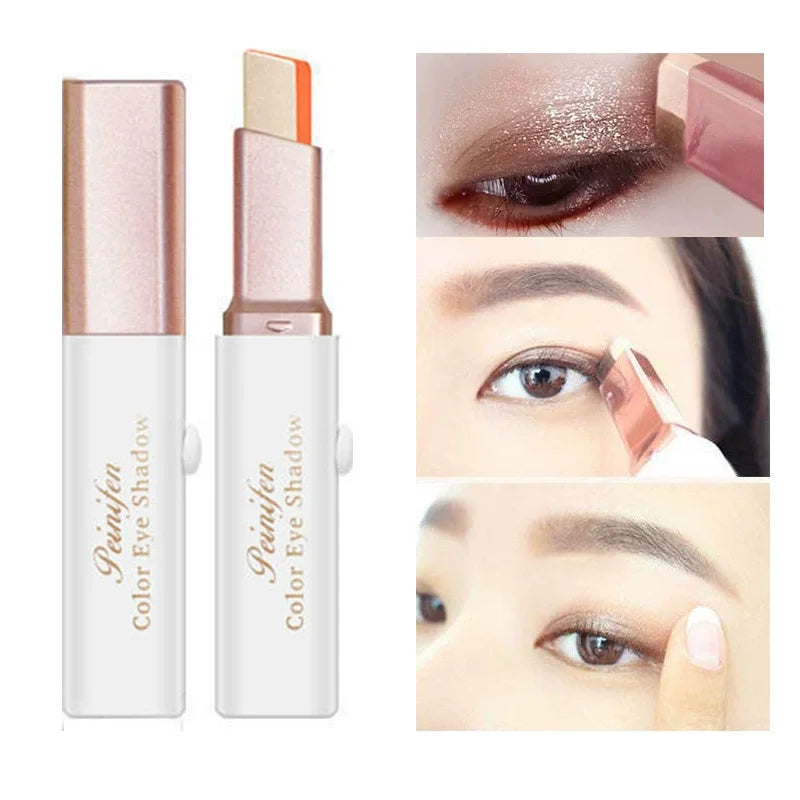 Two Color Gradient Eye Shadow Stick Three Dimensional Natural Without Taking Off Makeup