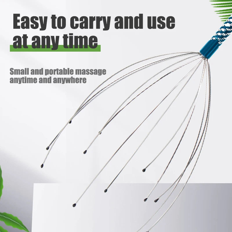 1/2PCS Head Massager Head Scratching Octopus Scalp Non Soul Extractor Divine Tool For Extracting Healthy And Healthy Hair