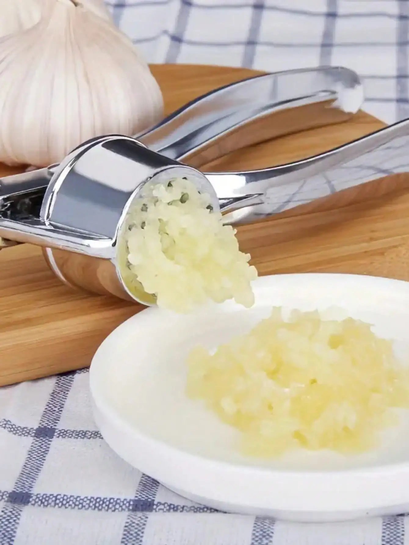 🧄 Garlic & Ginger Crusher | Easy-Clean Kitchen Tool