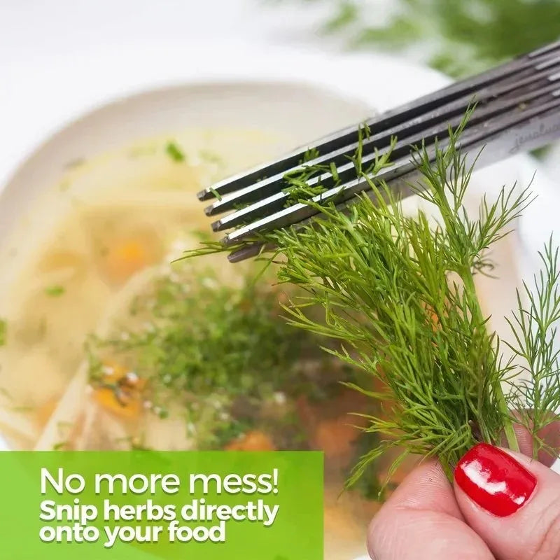 Multifunctional Scissors Stainless Steel 3/5 Layer Kitchen Scissors Scallion Cutter Pepper Herb Laver Spices Onion Cooking Tool