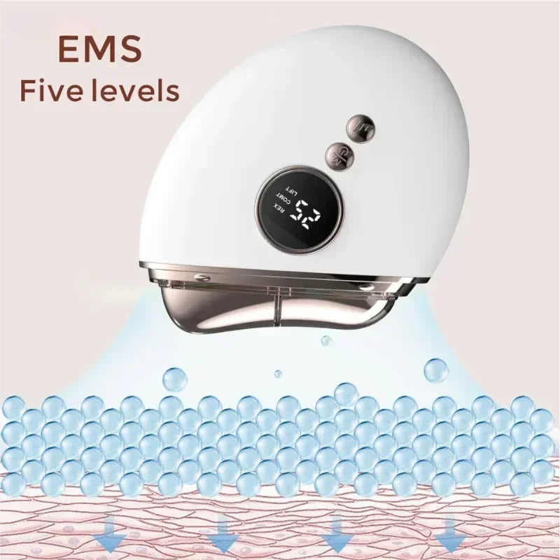 Massager Face Roller EMS Vibration Heating Massage Face Skin Rejuvenation Skin Tightening Beauty Device Face Lifing Thin Tools