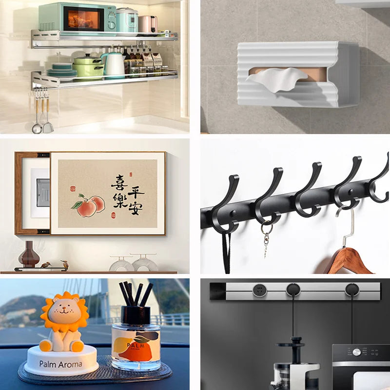 Nano Double sided Adhesive Tape Extra Strong Waterproof Transparent Traceless Tape Thickened Reusable Decorative Tape Home Tools