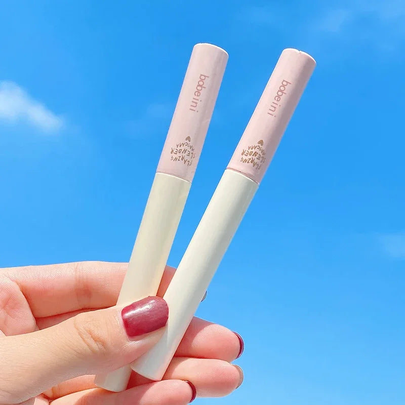 Silk FibSilk Fiber Curling Mascara ✨er Curling Mascara, Ultra-Fine Brush, Lengthening & Volumizing, Waterproof, Smudge-Proof, Long-Lasting, Unisex, Eye Safe