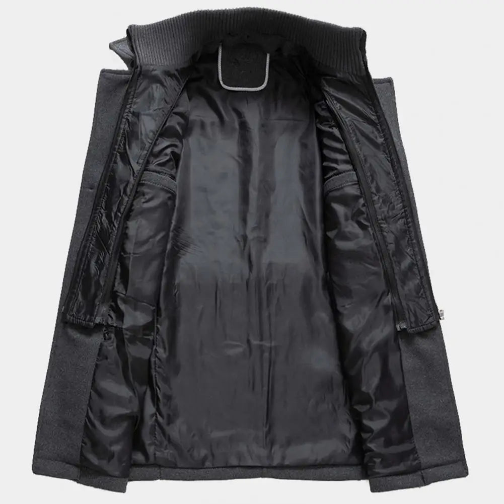 🧥 ONESTAND Men's Autumn/Winter Overcoat – Layered Look, Casual Cool ❄️