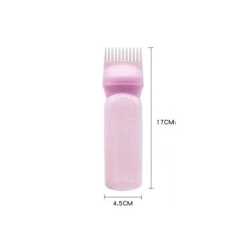 Hairdressing Shampoo Bottle Professional Hairdressing Dyeing Comb Bottles Barbershop Hairdresser Coloring Supplies
