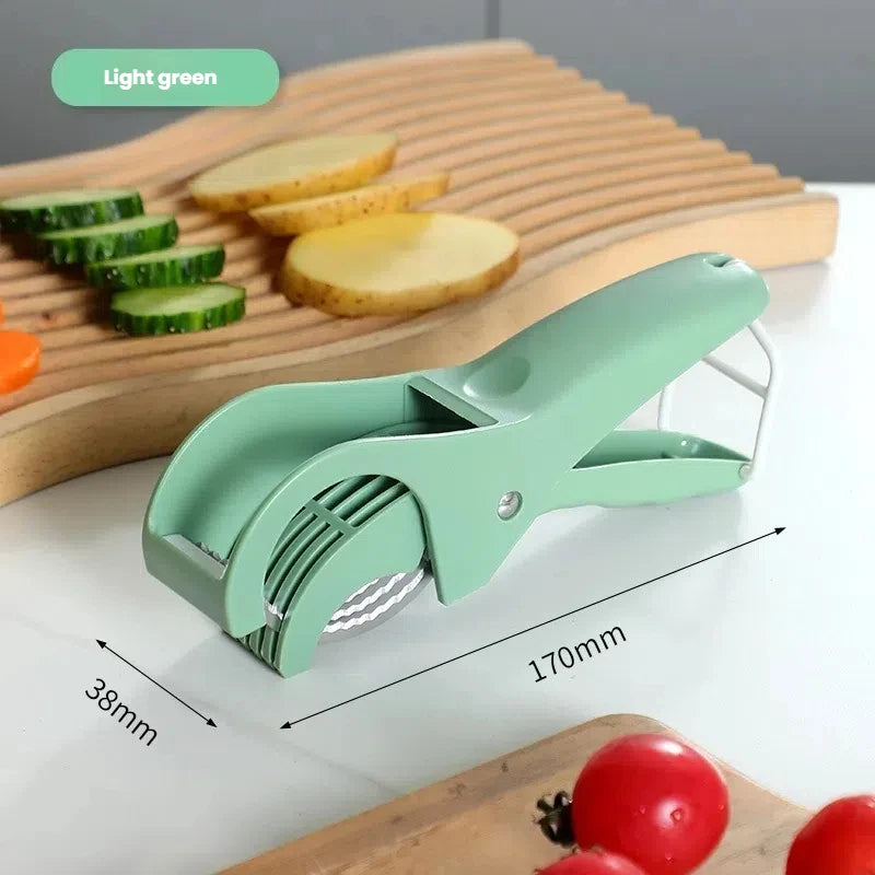 🥗 HooFun Stainless Steel Slicer | Veg & Fruit Cutter