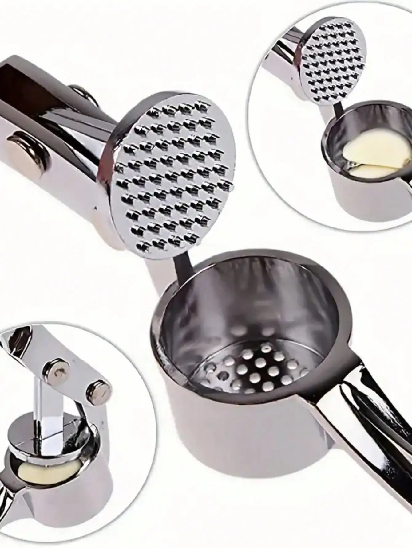 🧄 Garlic & Ginger Crusher | Easy-Clean Kitchen Tool